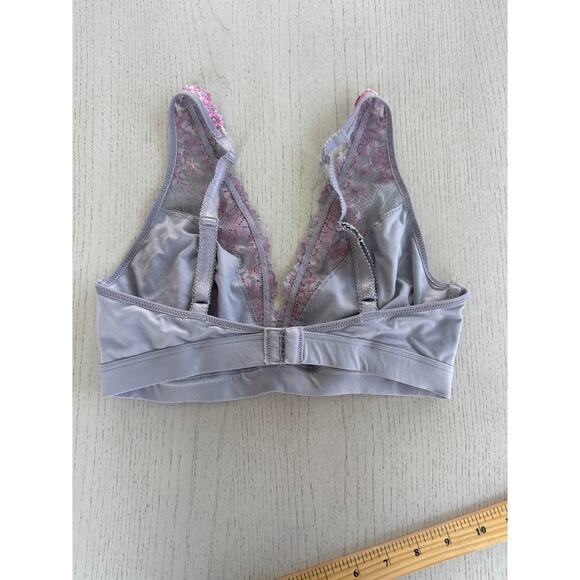 Wacoal Purple Bralet Lace Girly Balletcore Coquette (M) - Picture 3 of 4